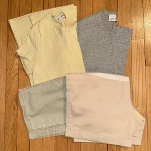 HOST PICK!! Maternity 2 Shorts and 2 Shirts T-Shirts Tunics Size S/M Motherhood